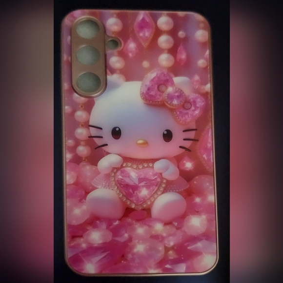 Cute Pink Cartoon Character Galaxy S23 FE Phone Case - Picture 2 of 4
